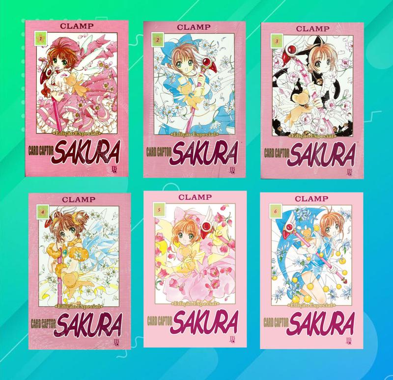 「赤龍の乙女 劉邦・桜香」SP＆SSPセット Mangás Card Captor Sakura Nº 1 A 6 ( Em Português ) Lacrados